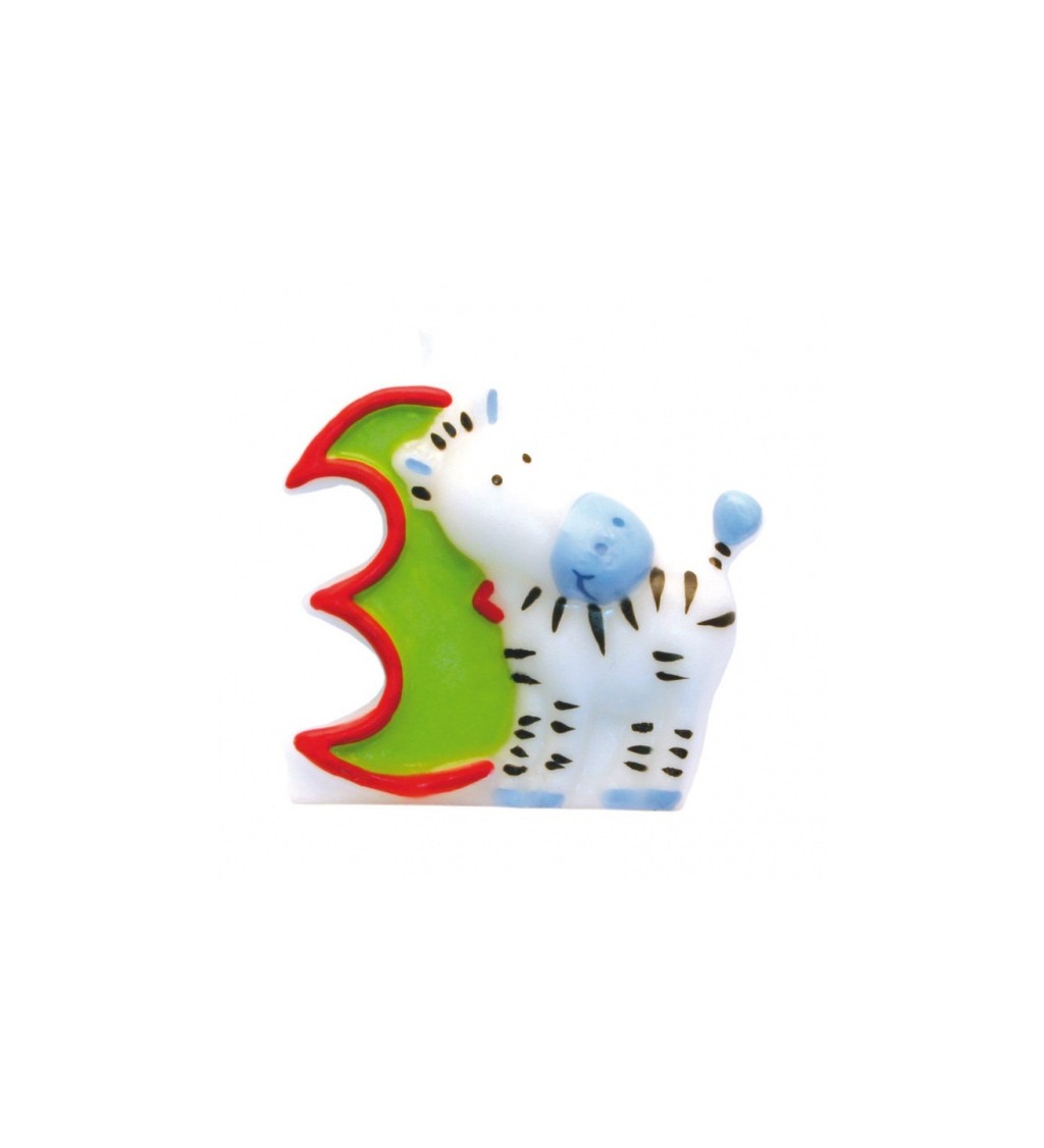 Tortová sviečka safari - 3