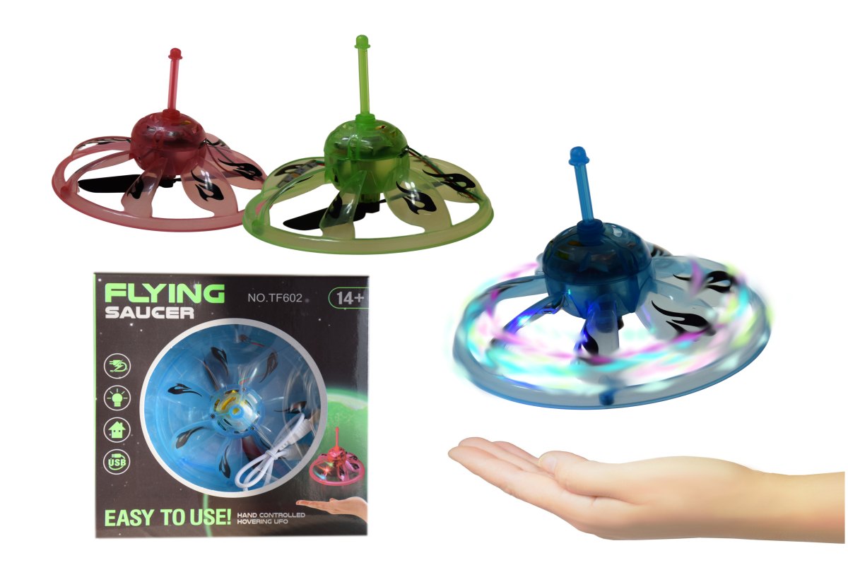 Mini dron UFO na ovládanie rukou