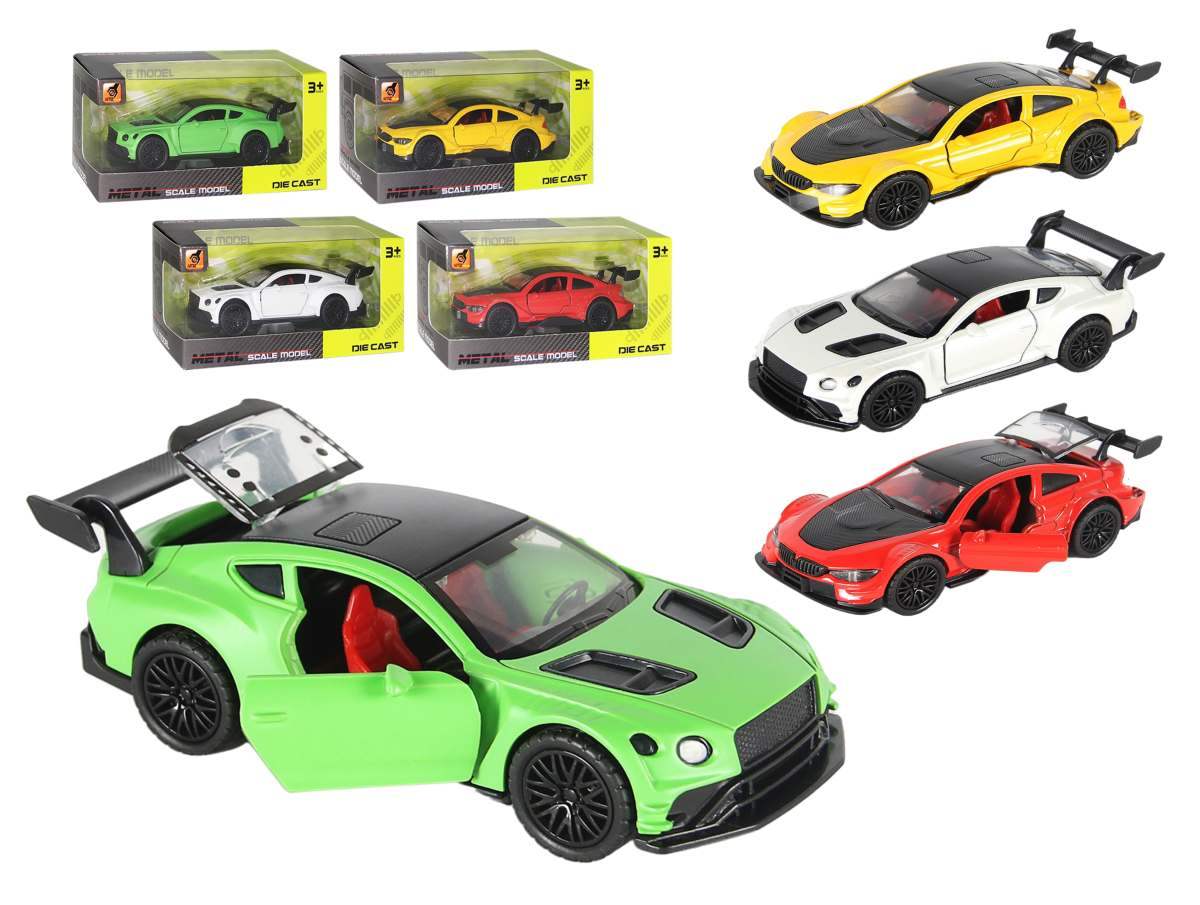 Kovový športiak 1:36