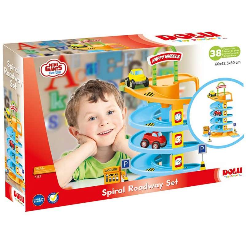 Špirálová dráha pre autá