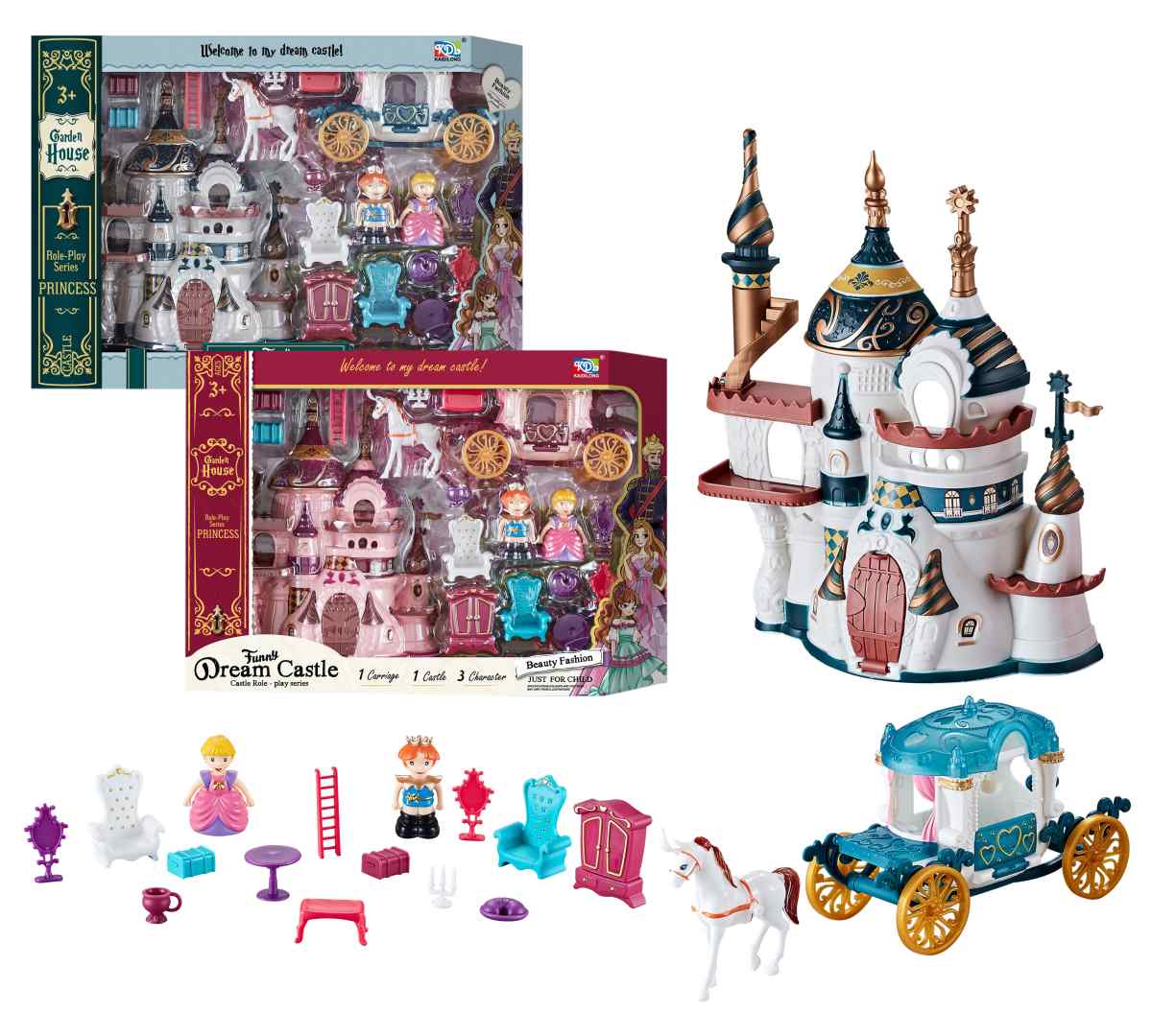 Hrad snov s kočiarom