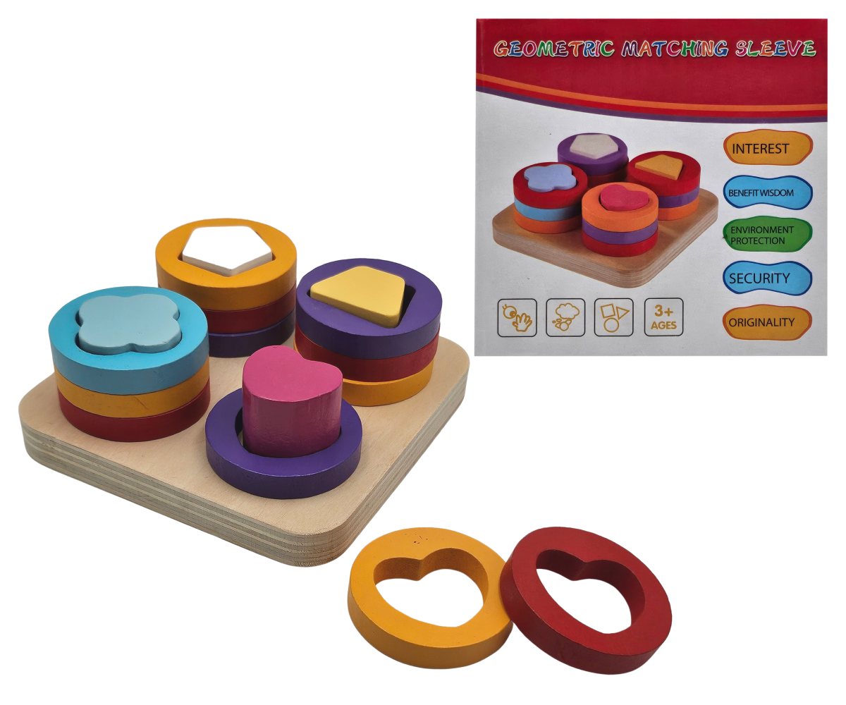 Drevená vkladačka mix