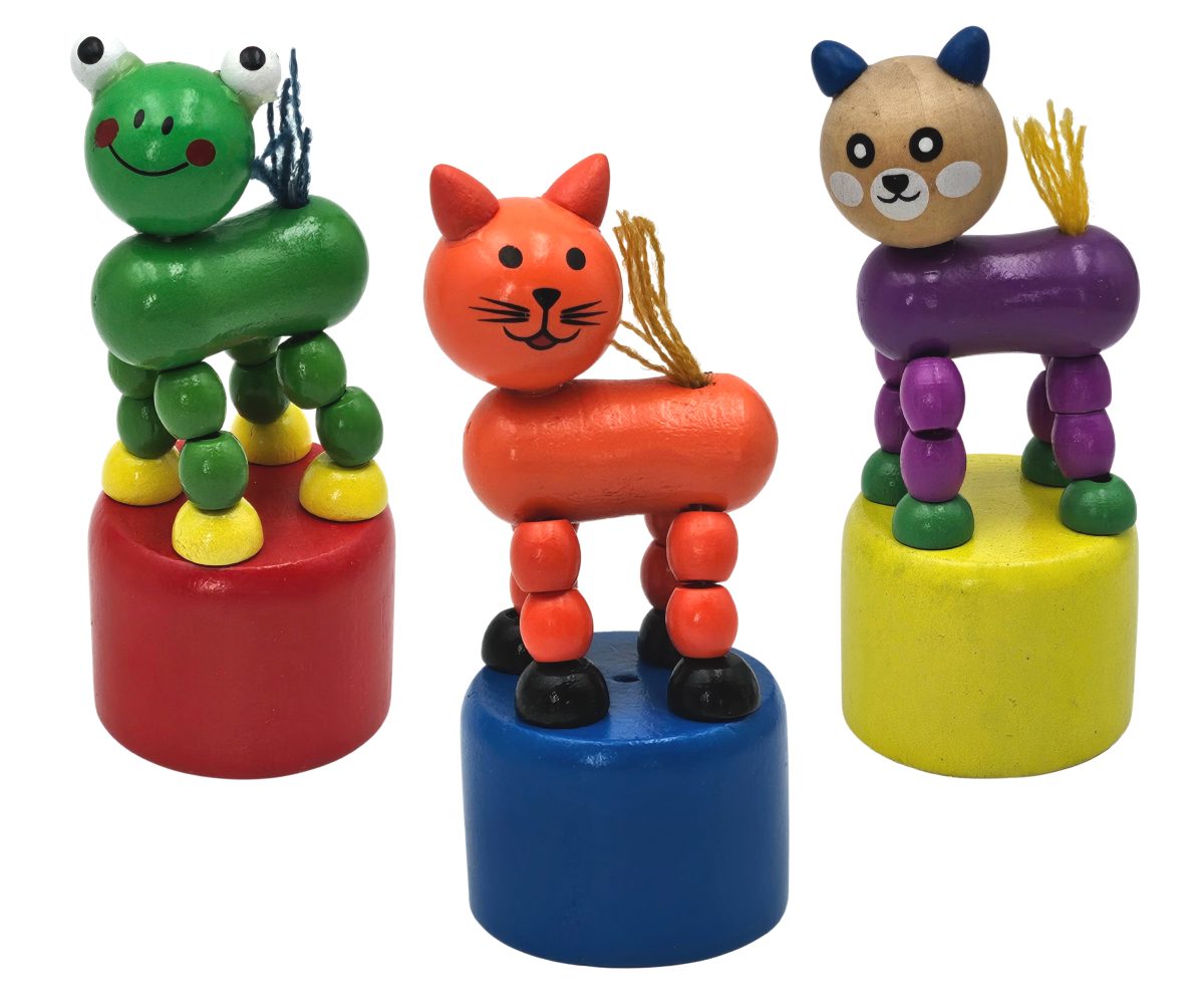 Zvieratko tancujúce 10cm - drevo