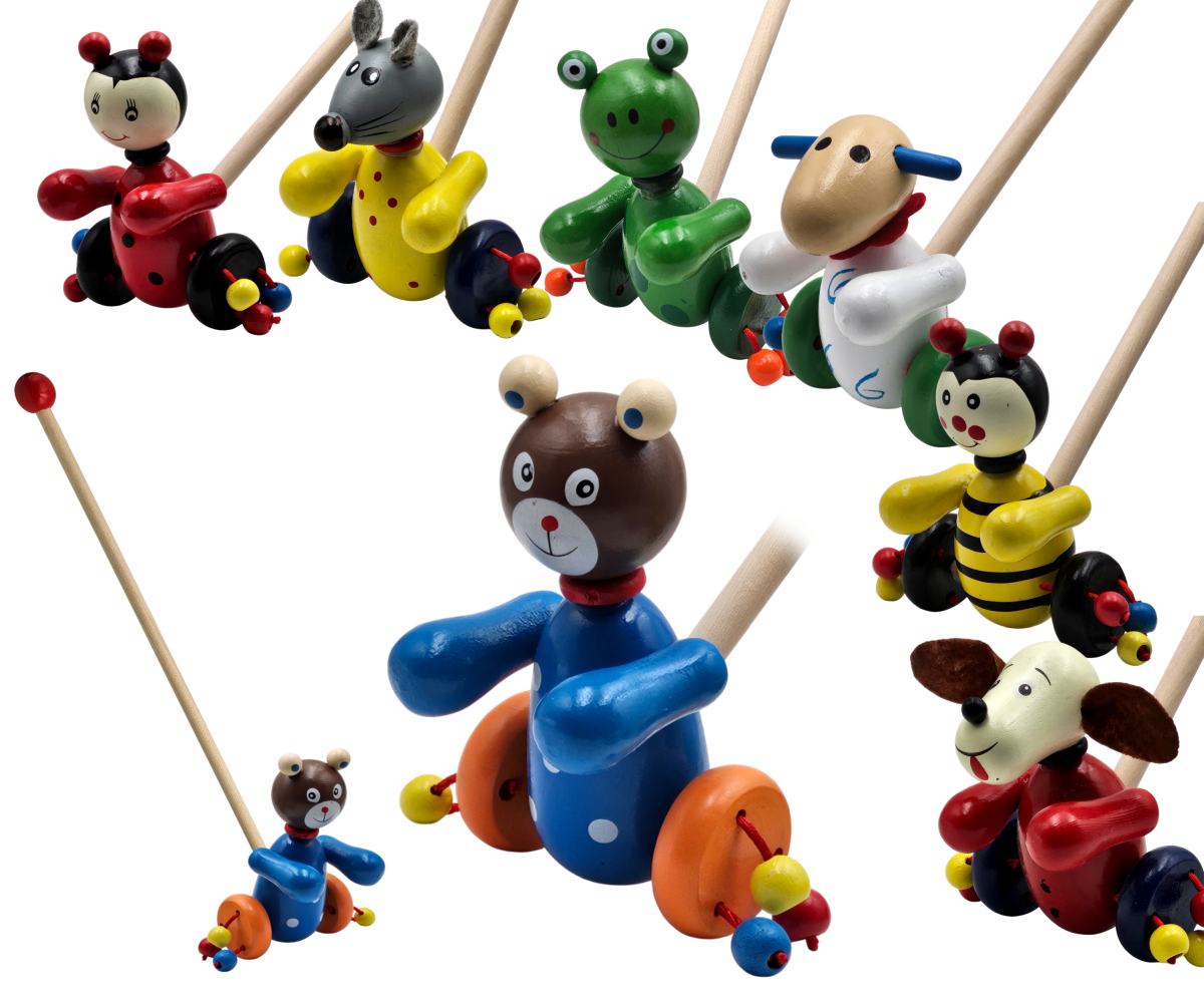 Zvieratko na palici - drevo