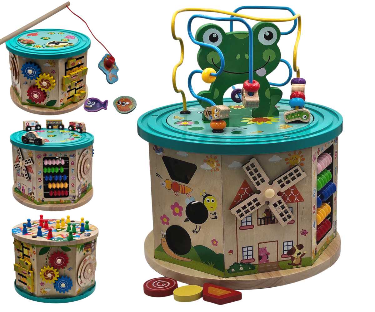 Hracia kocka - drevo