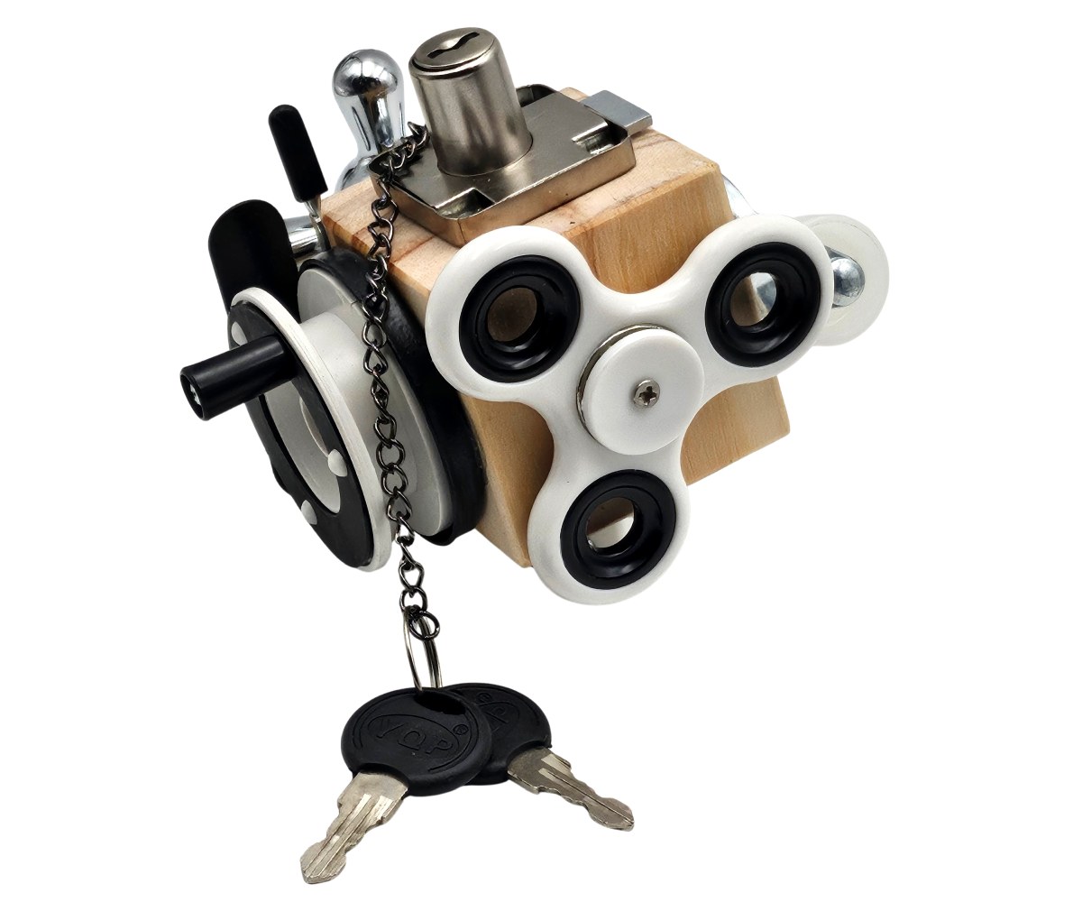 Hracia kocka mechnická - drevo Hracia kocka mechnická - drevo