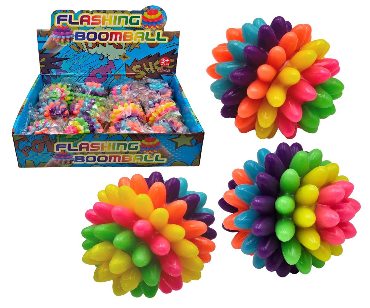 Stláčacia loptička dúhová 7,5cm