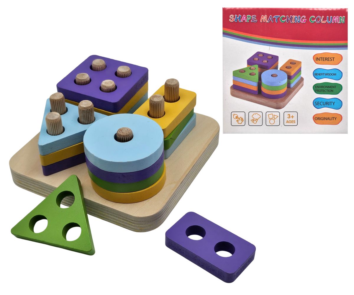 Drevená vkladačka  - tvary