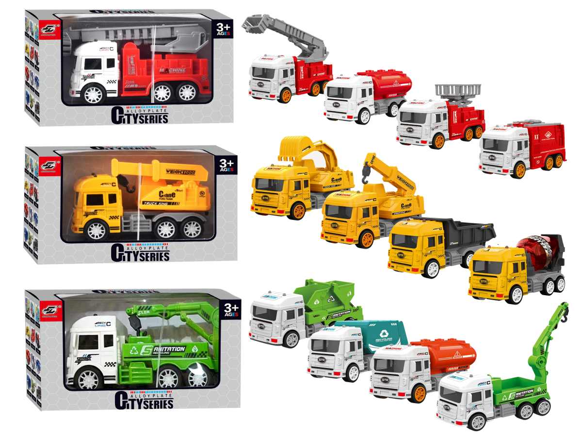 Technické vozidlo na zotrvačník, rôzne druhy