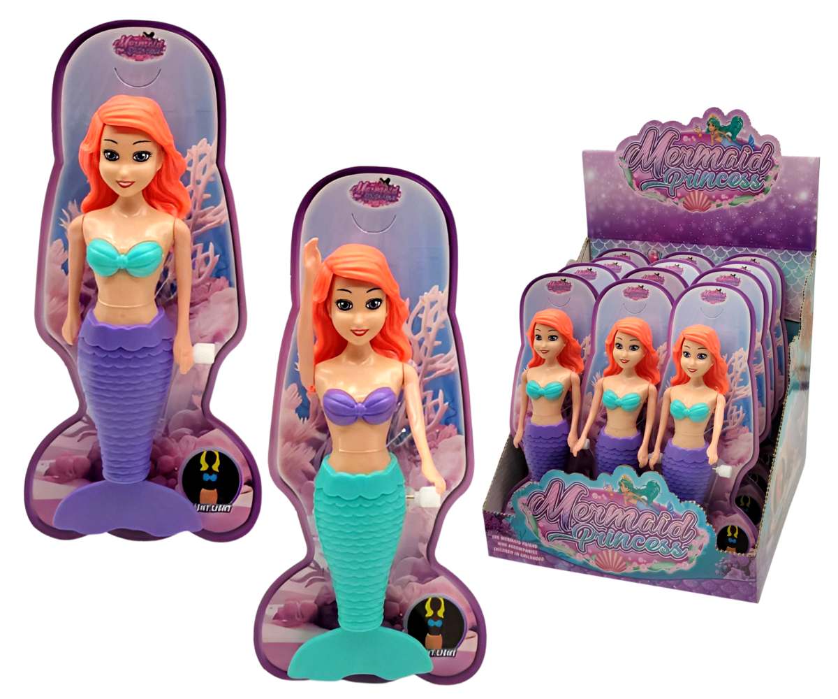 Morská panna 18cm svietiaca v tme