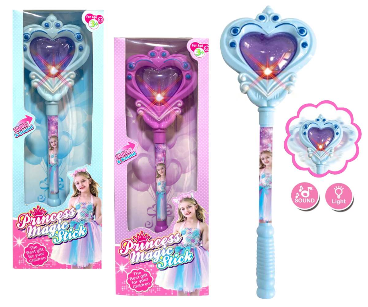 Svietiace žezlo, svetlo, zvuk