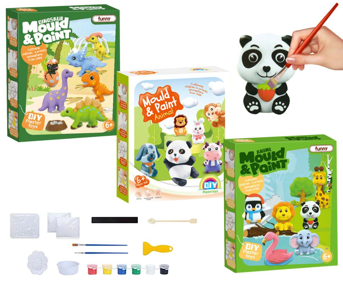 Sadrové maľované zvieratká