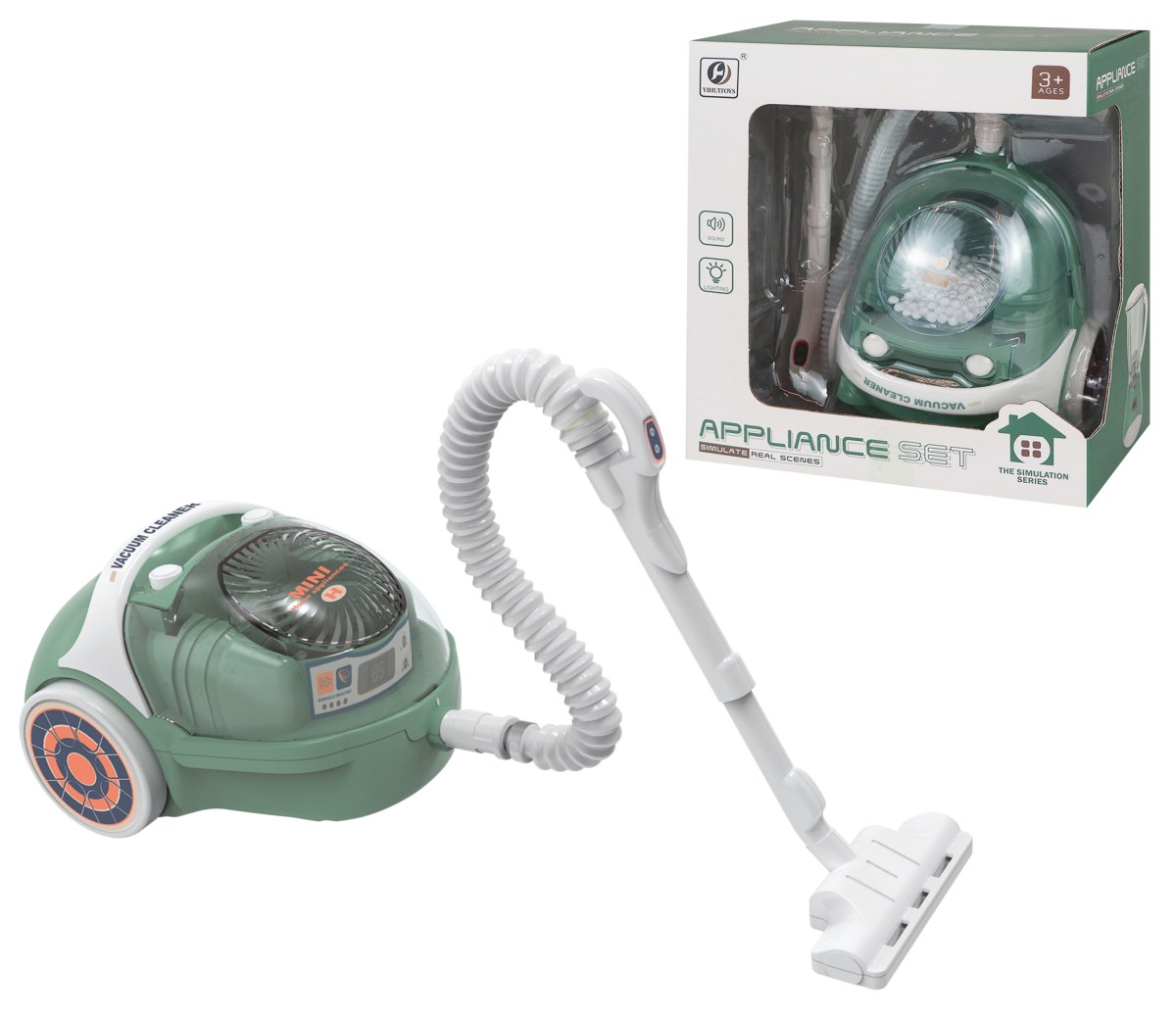 APPLIANCE - Vysávač, svetlo, zvuk