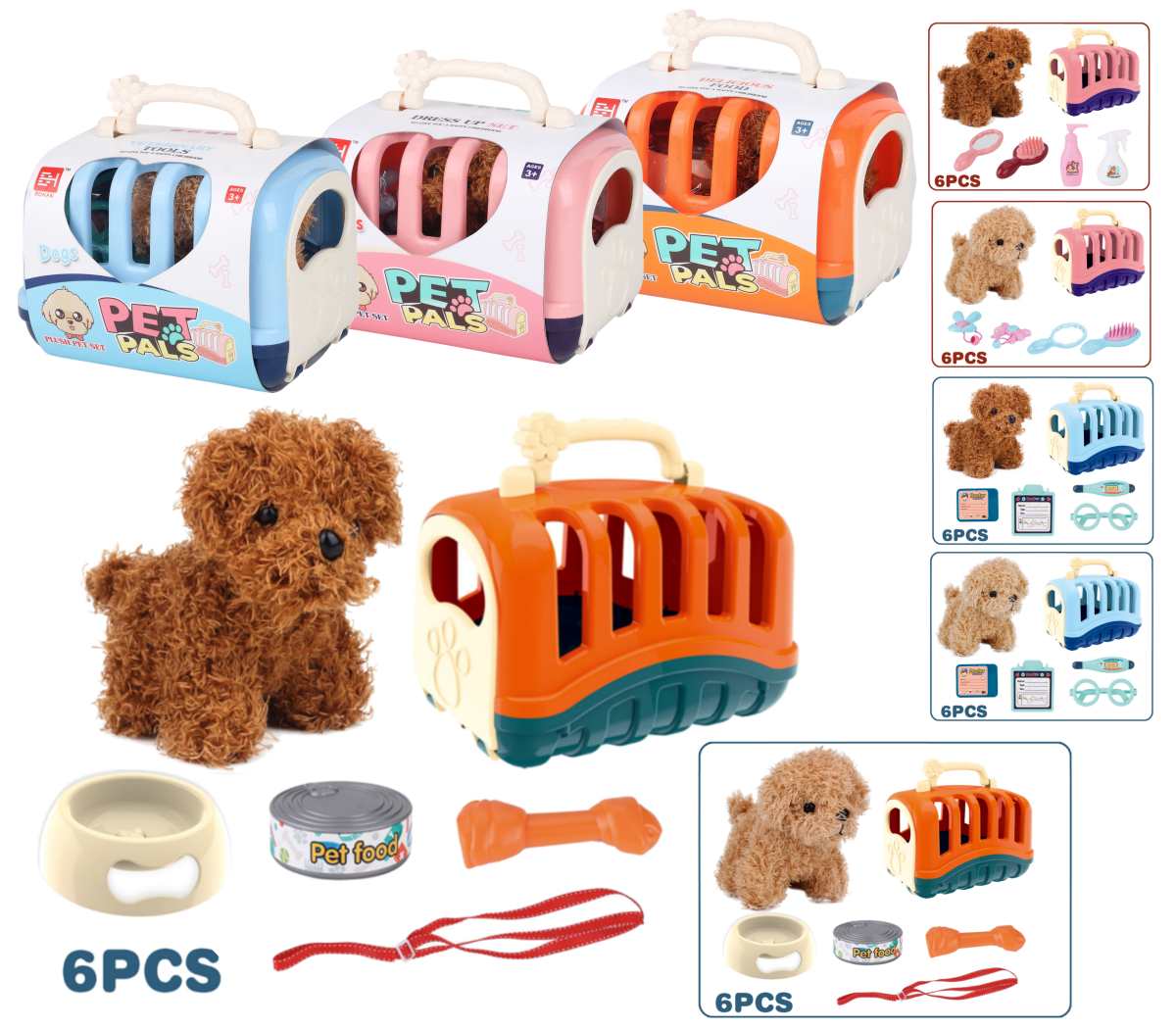 Domáci miláčik v prenosnej klietke s prísl.