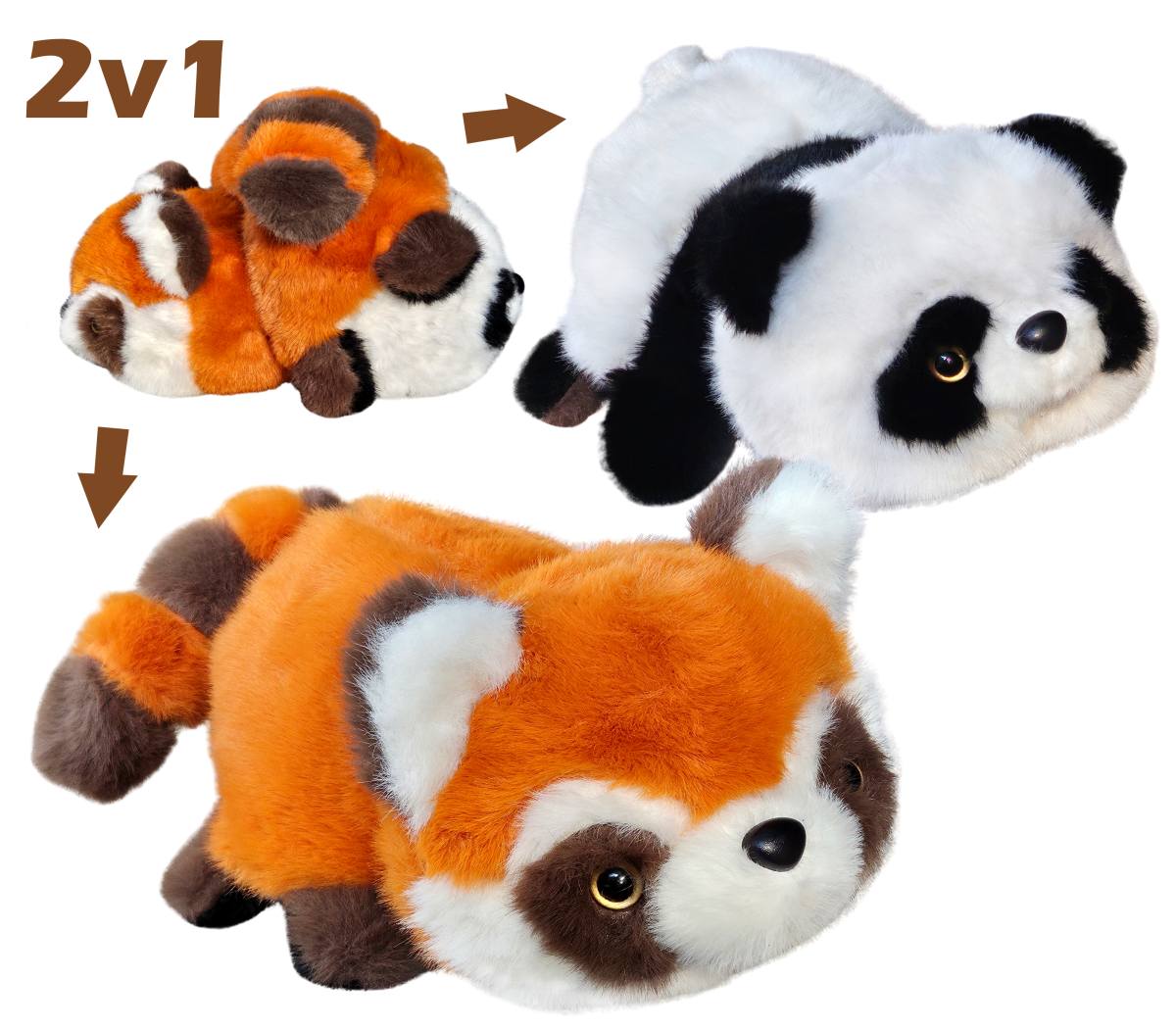 Obracacie zvieratko - panda/medvedík